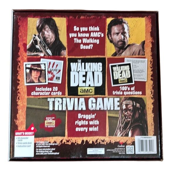 Cardinal The Walking Dead #98501 Trivia Game - Picture 3 of 3